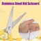 16-Pack 5.5" Safety Scissors – Blunt Tip Stainless Steel with Comfort Grip for Kids & School Crafts